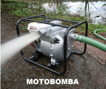 Motobomba aguas sucias